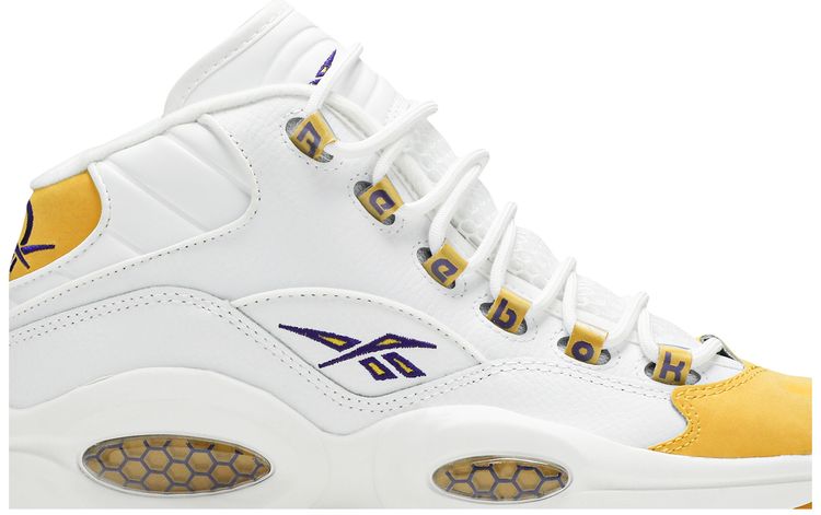 Reebok Question Mid Big Kid Yellow Toe