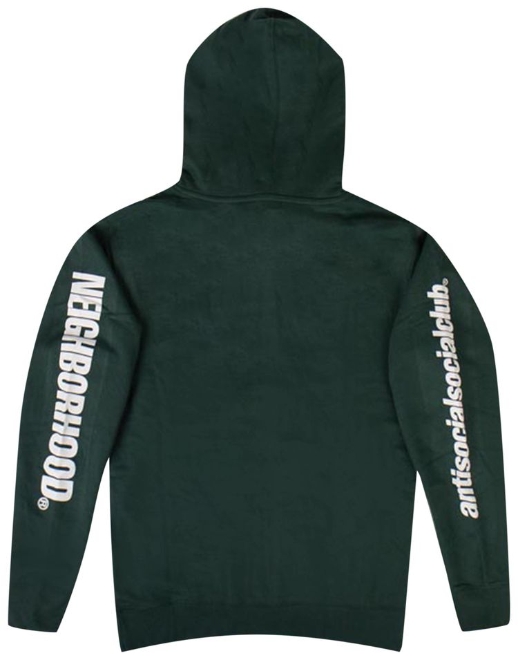 Anti Social Social Club x Neighborhood 6IX Hooded Sweatshirt Green