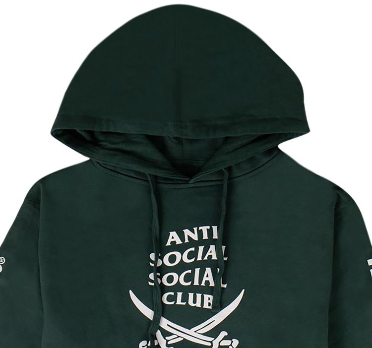 Anti Social Social Club x Neighborhood 6IX Hooded Sweatshirt Green