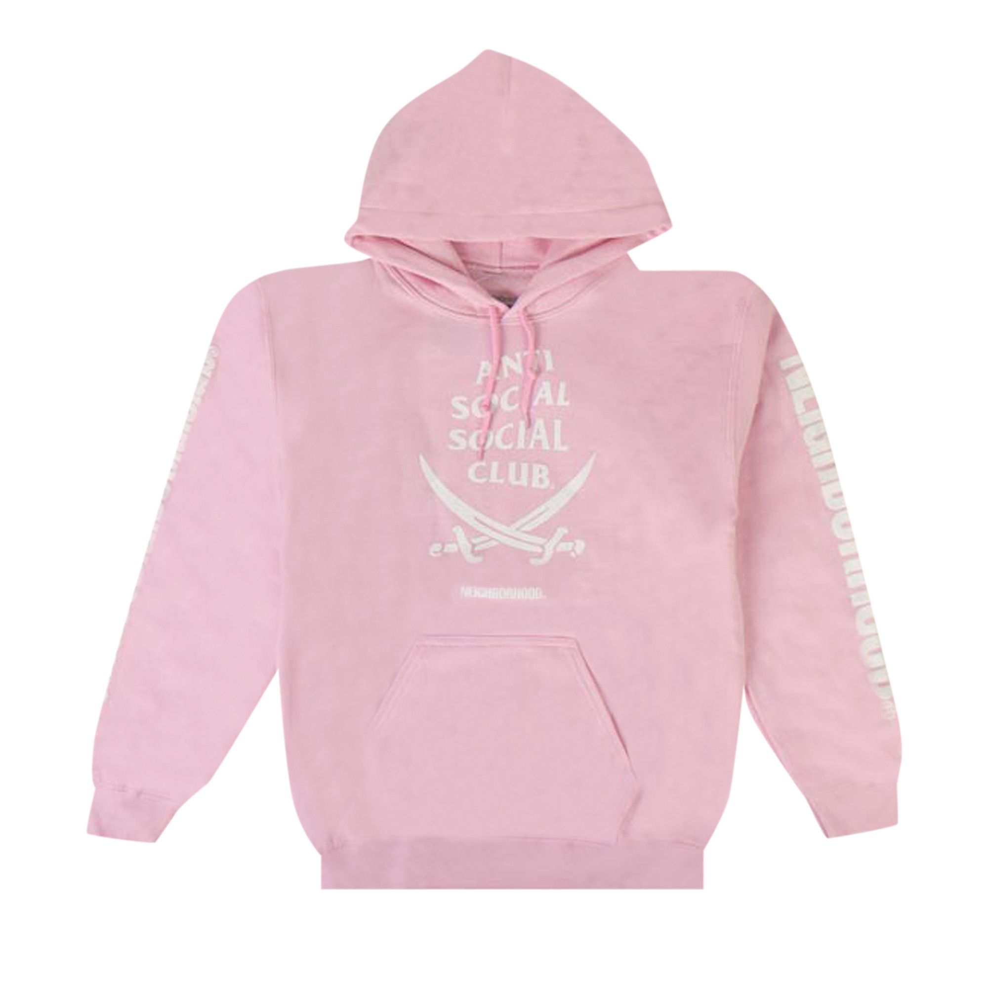 Antisocialsocialclub pink hoodie shop