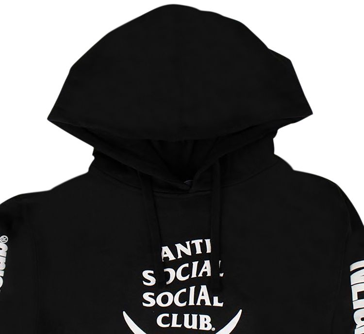 Anti Social Social Club x Neighborhood 6IX Hooded Sweatshirt Black