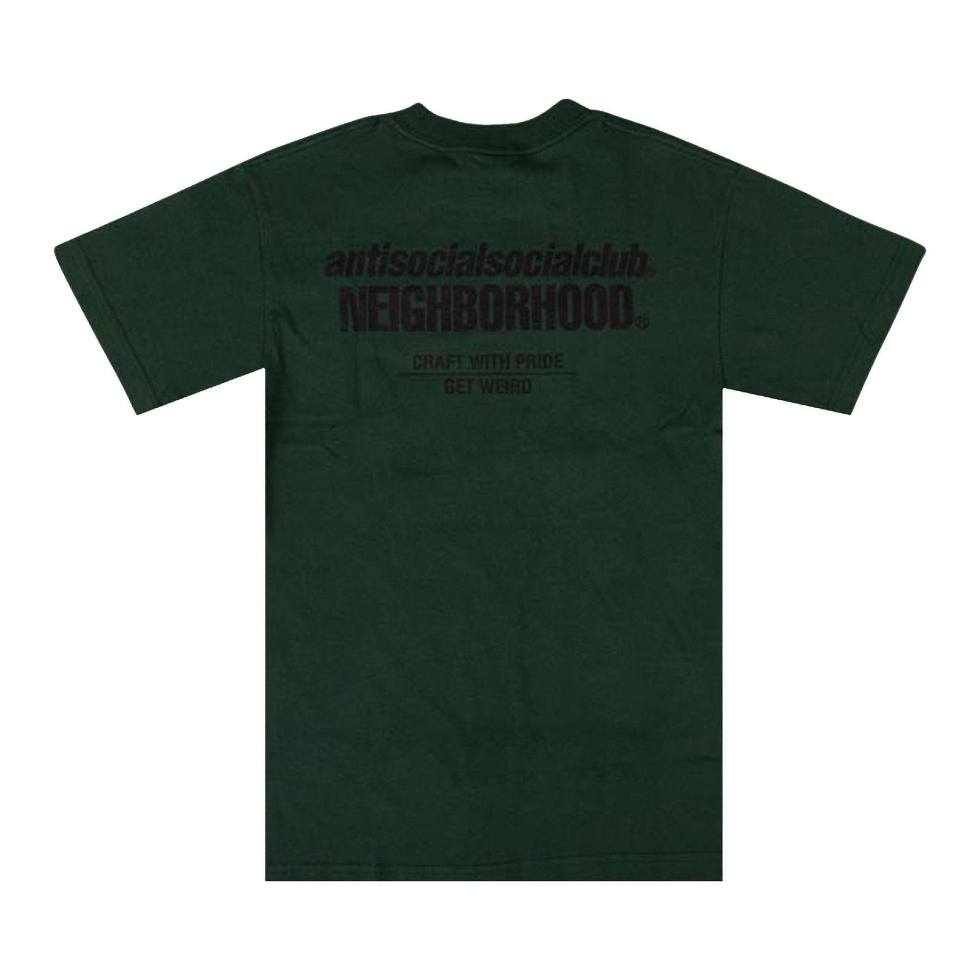 Buy Anti Social Social Club x Neighborhood Cambered T-Shirt 'Green' - 0657  100000103NCTS GREE | GOAT