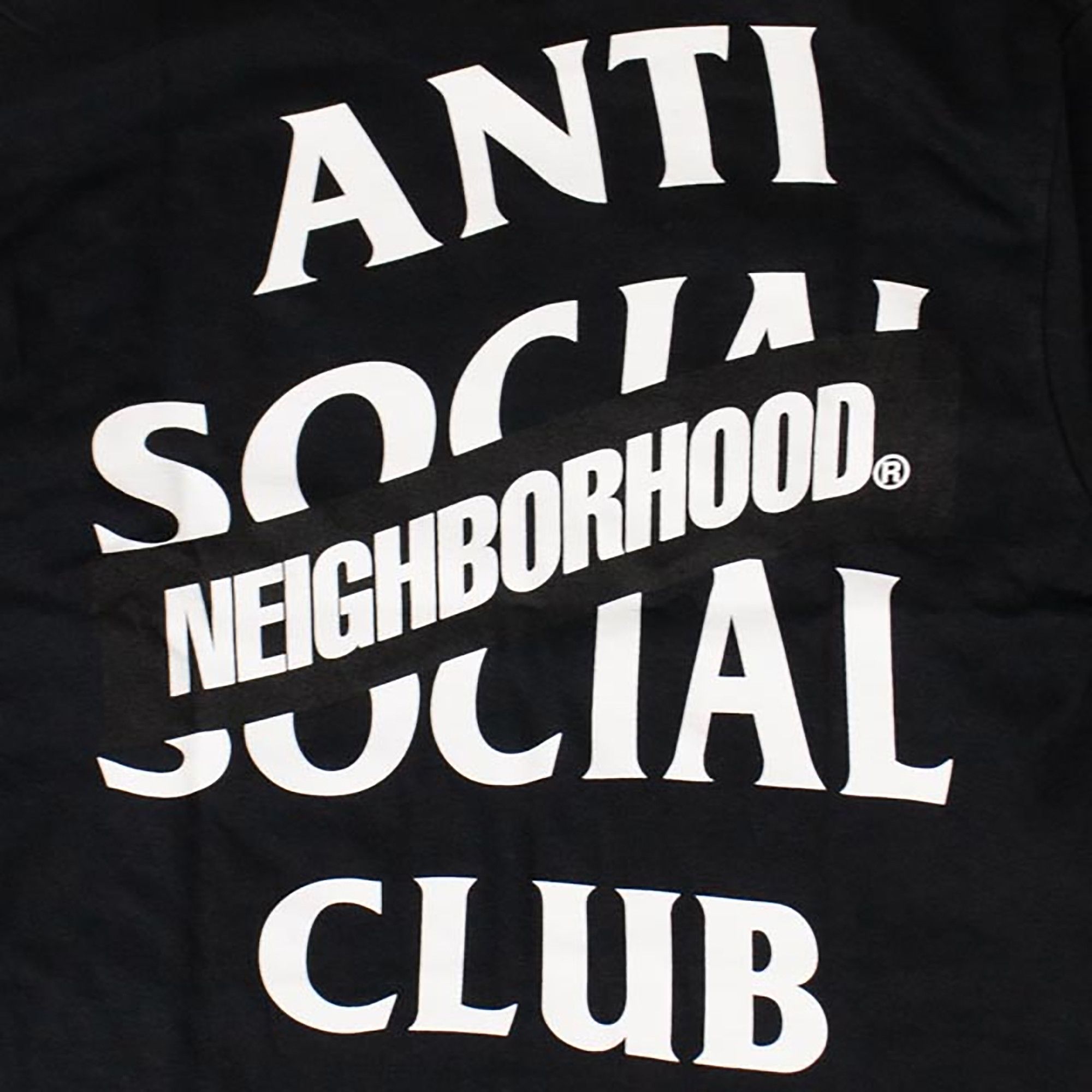 Size s Anti Social Social Club x Neighborhood Long-Sleeve T-Shirt 'Black'
