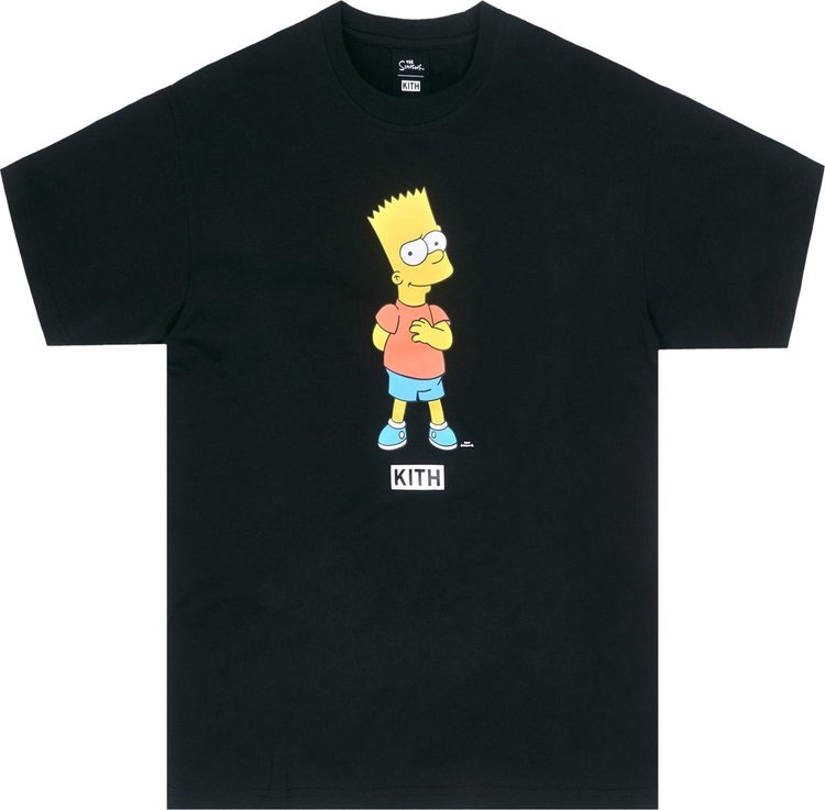 Kith For The Simpsons Bart Tee Black