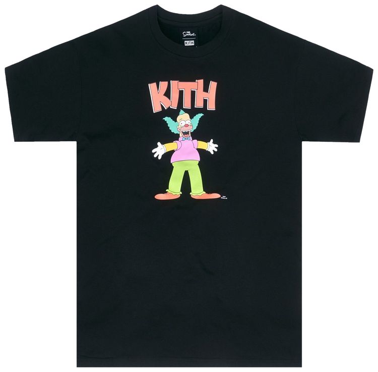 Kith For The Simpsons Krusty Tee Black