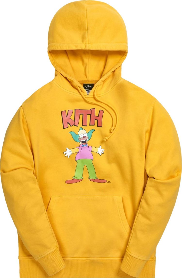 Kith For The Simpsons Krusty Hoodie 'Yellow'