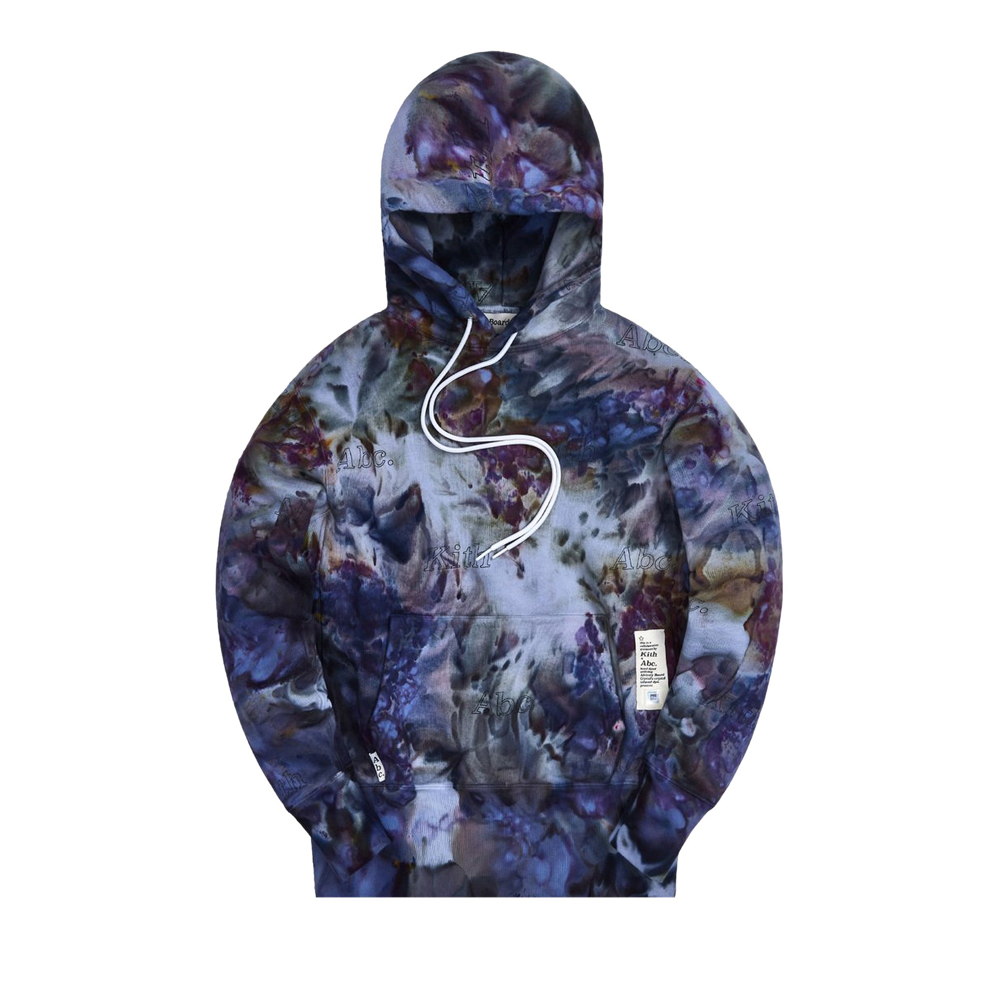 Kith For Advisory Board Crystals Hoodie 'Storm Dye'