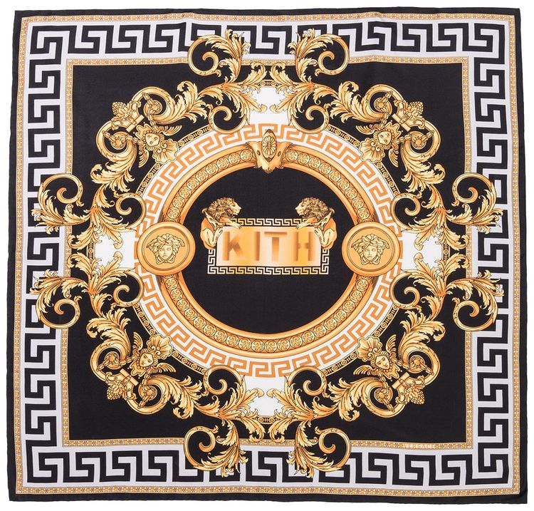 Kith x Versace Silk Scarf BlackGold