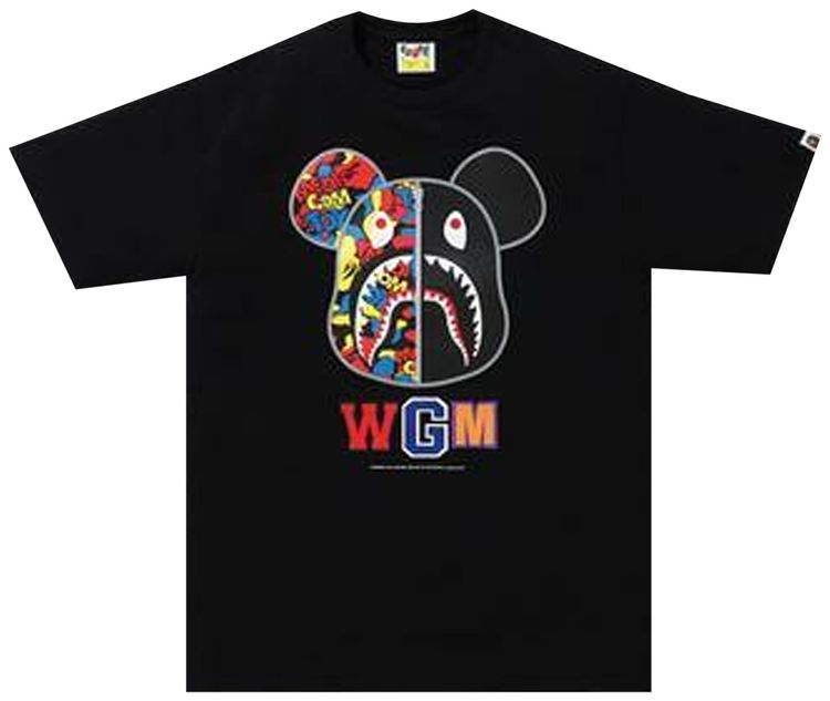 BAPE x Medicom Toy Camo Bear Tee Black