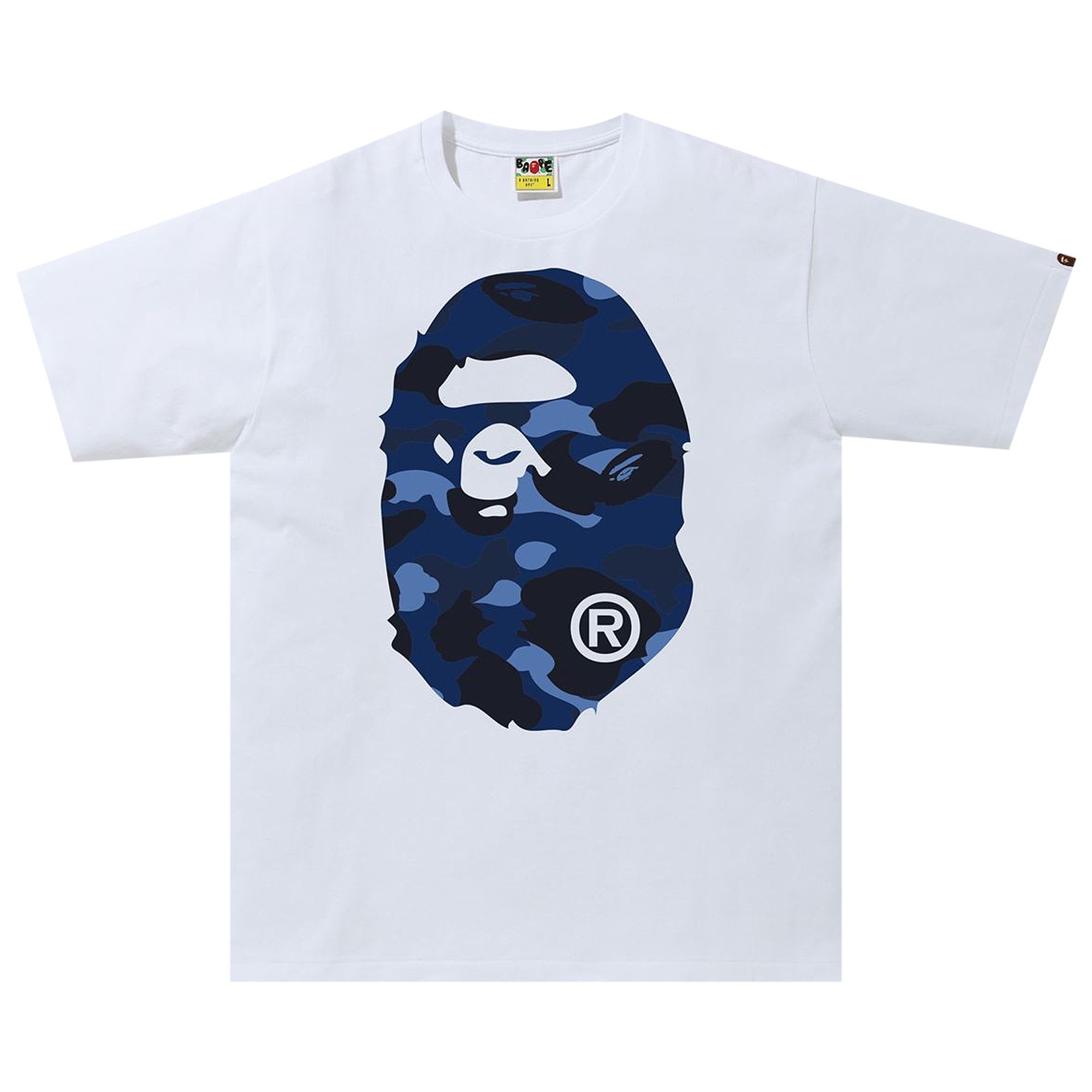Bape shark tee blue shop