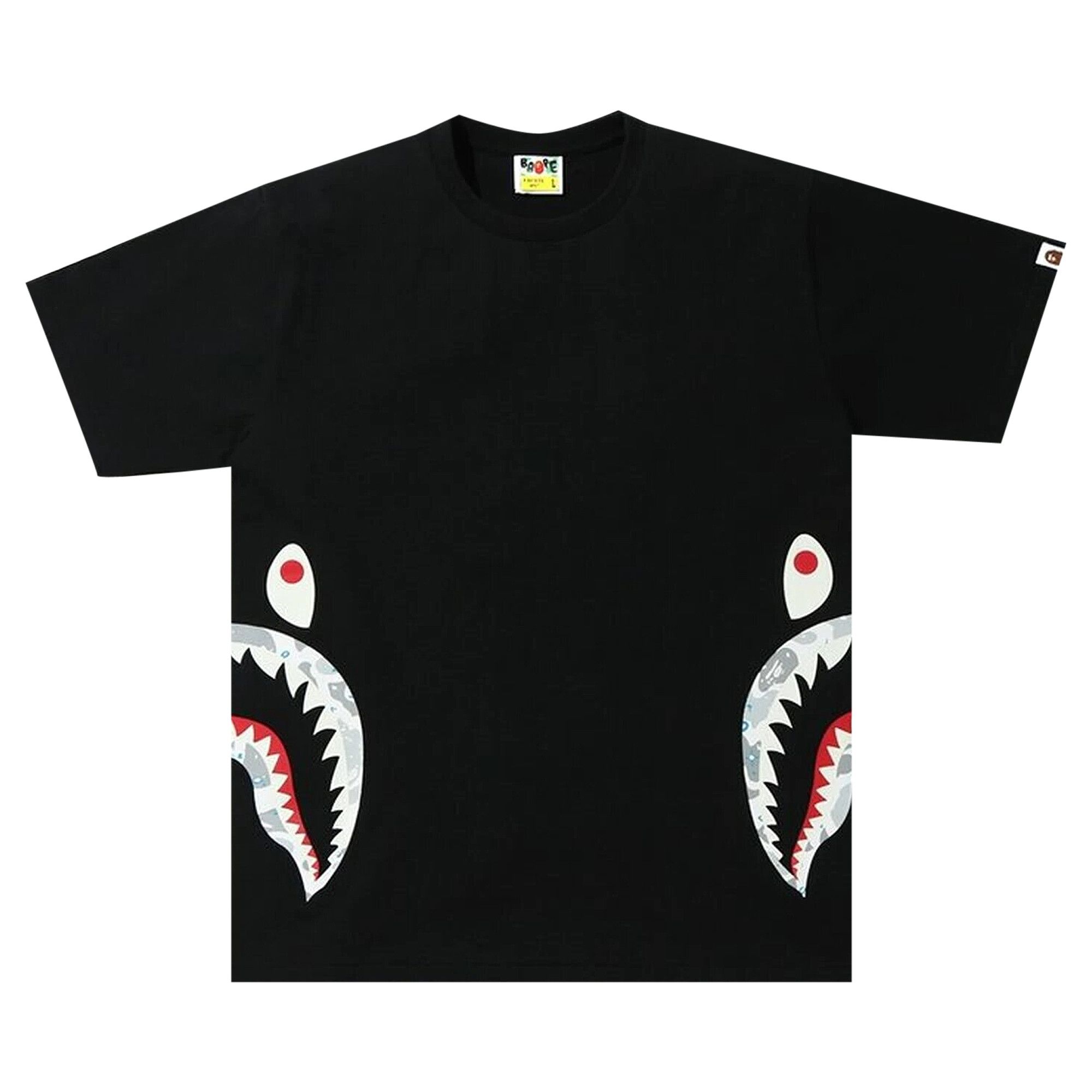 Space camo shark tee outlet