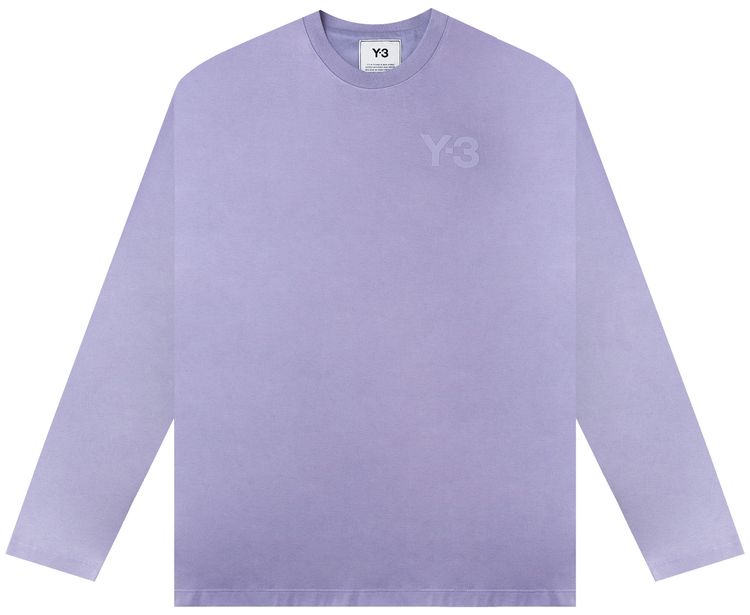 Y 3 Classic Logo Long Sleeve Tee Hope