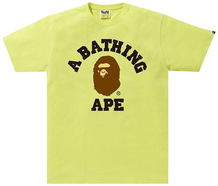 BAPE College Tee Green