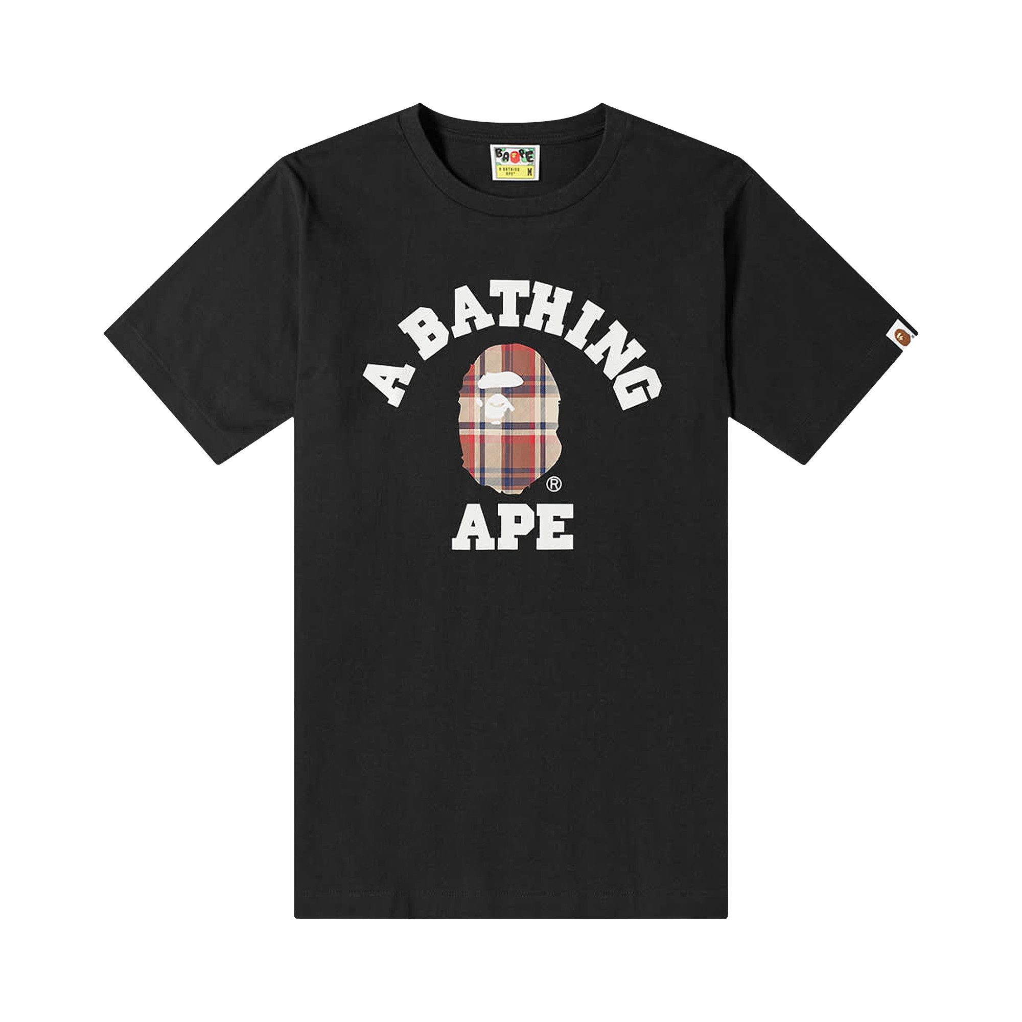 Black and red bape shirt clearance