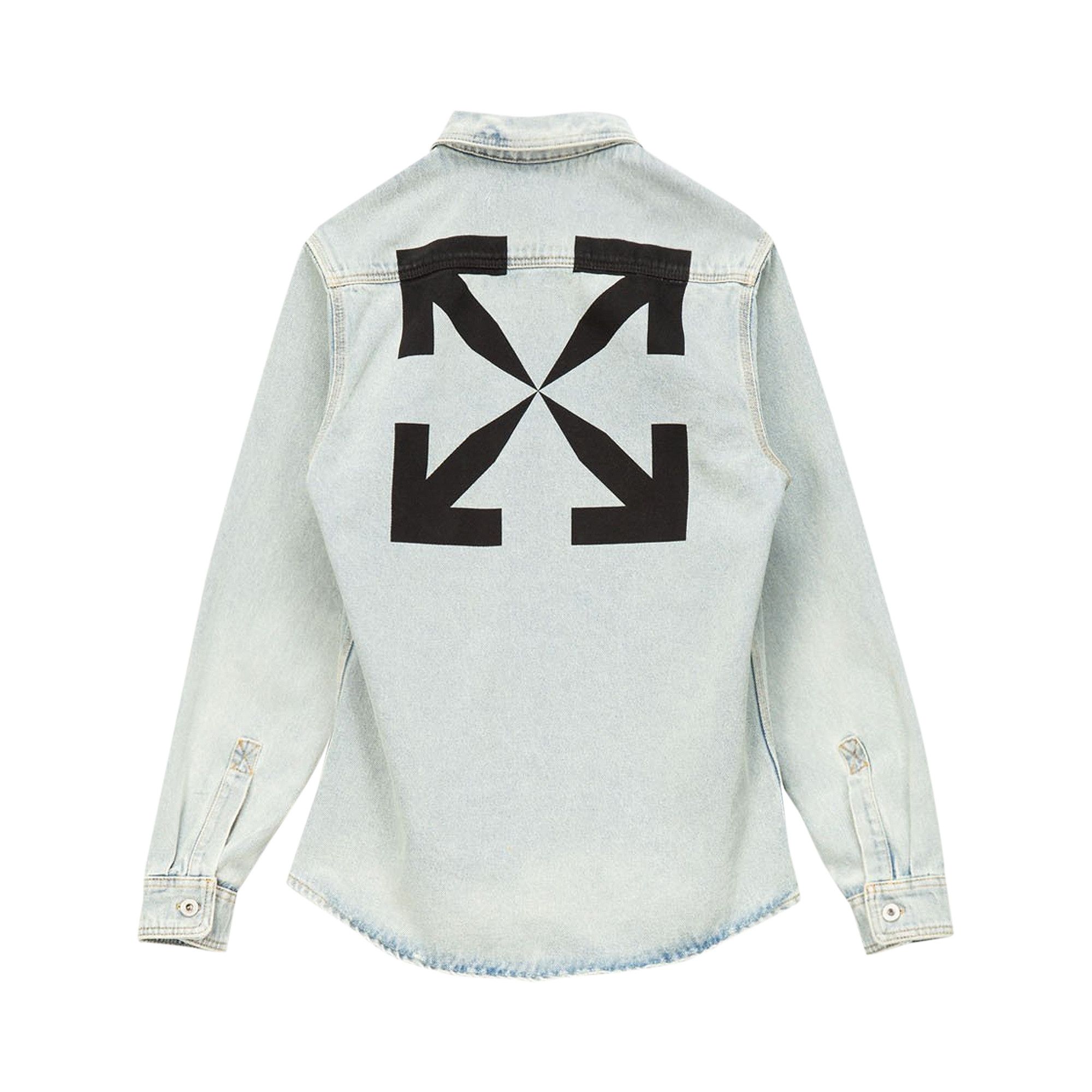 Buy Off-White Monalisa Denim Shirt 'Bleach White