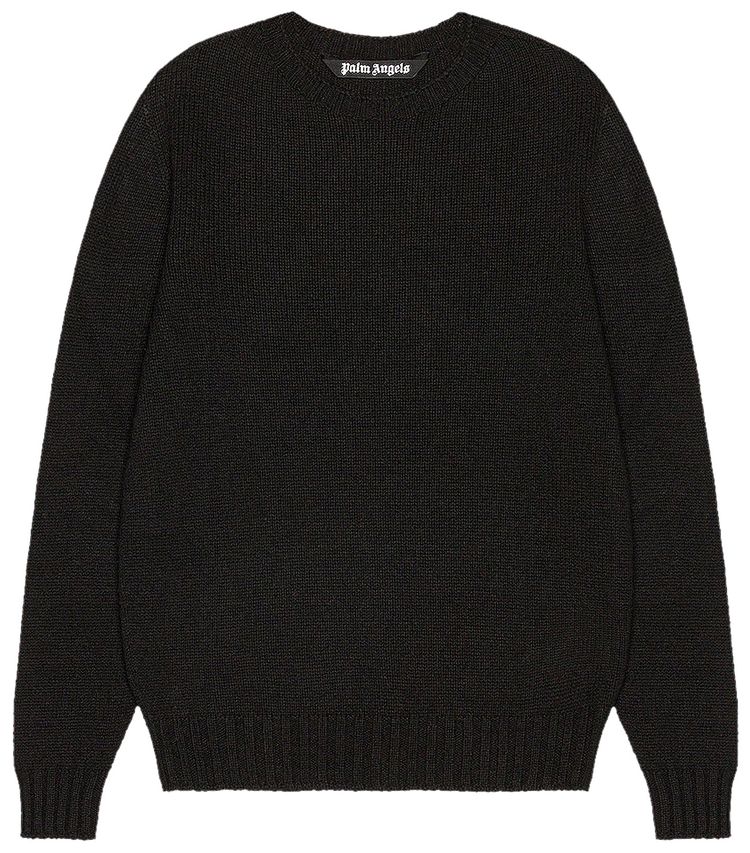 Palm Angels Rec Logo Sweater BlackWhite