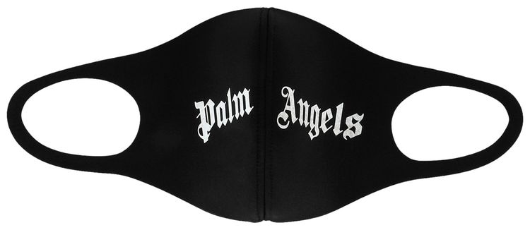 Palm Angels Logo Mask BlackWhite