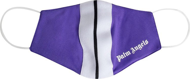 Palm Angels Classic Track Mask 'Purple/White'