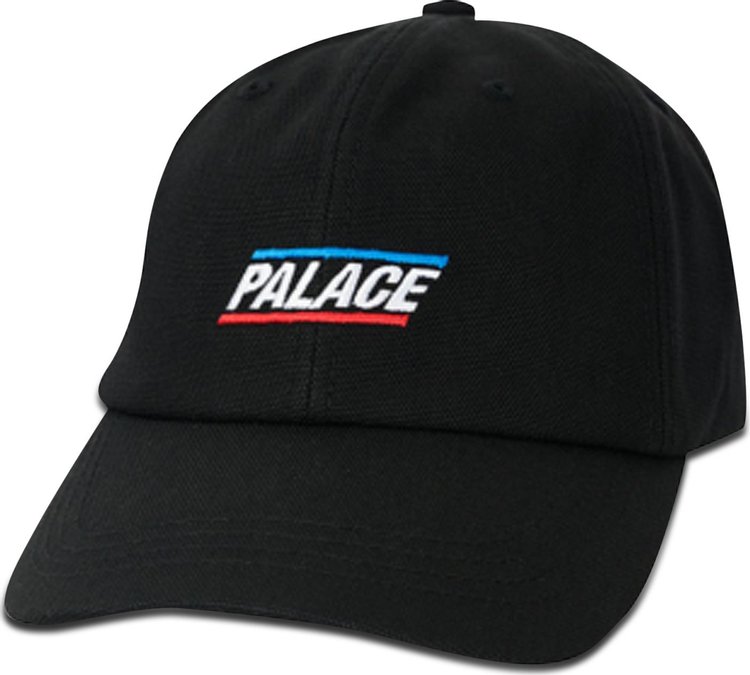 Palace Basically A Cordura 6 Panel Hat Black