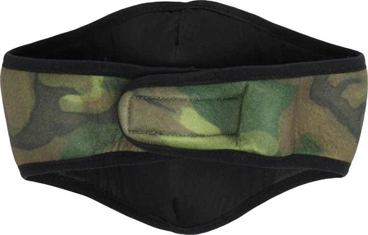 Palm Angels Logo Camouflage Mask Military Green