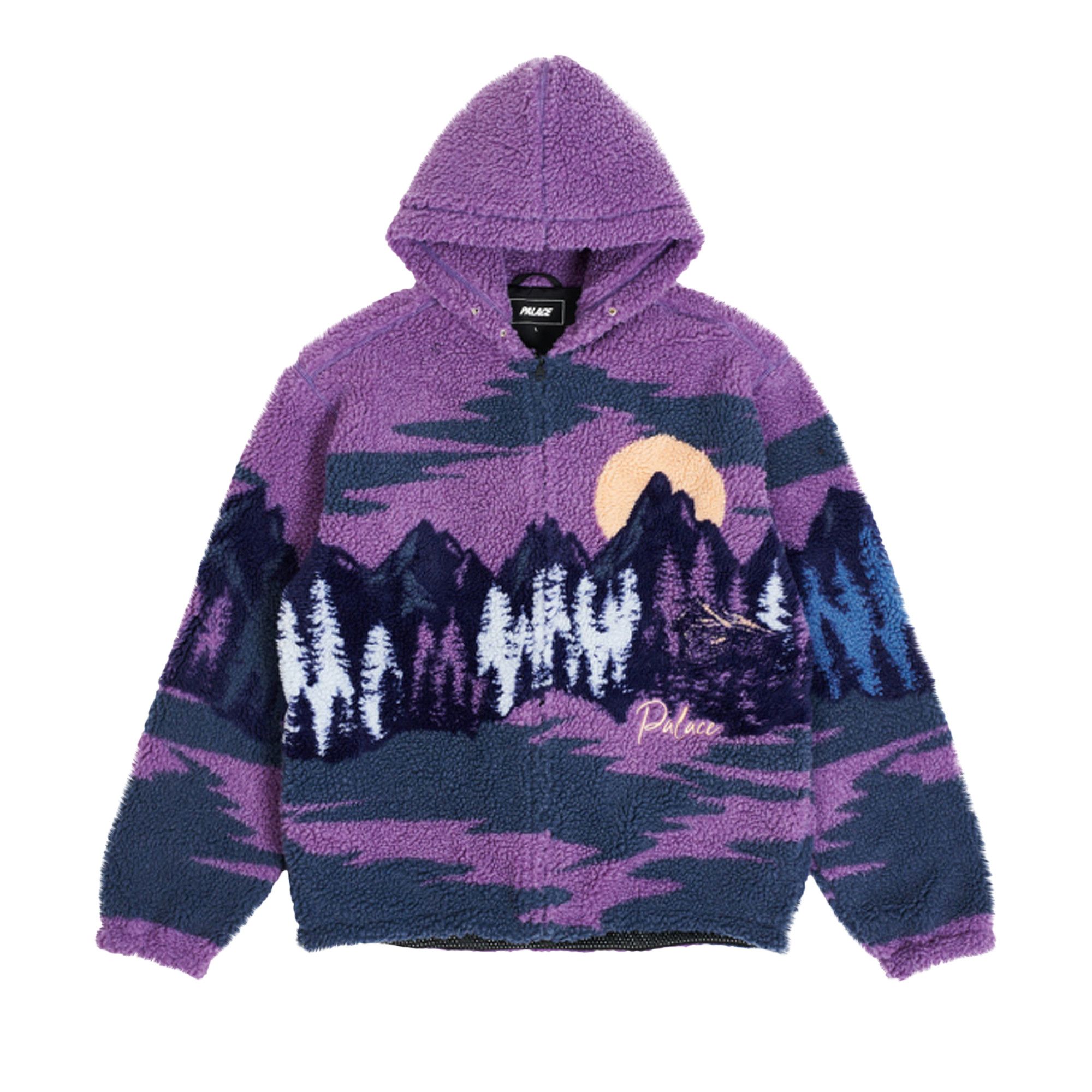 Palace Zip Off Gilet Jacket PurplePalace Zip Off Gilet