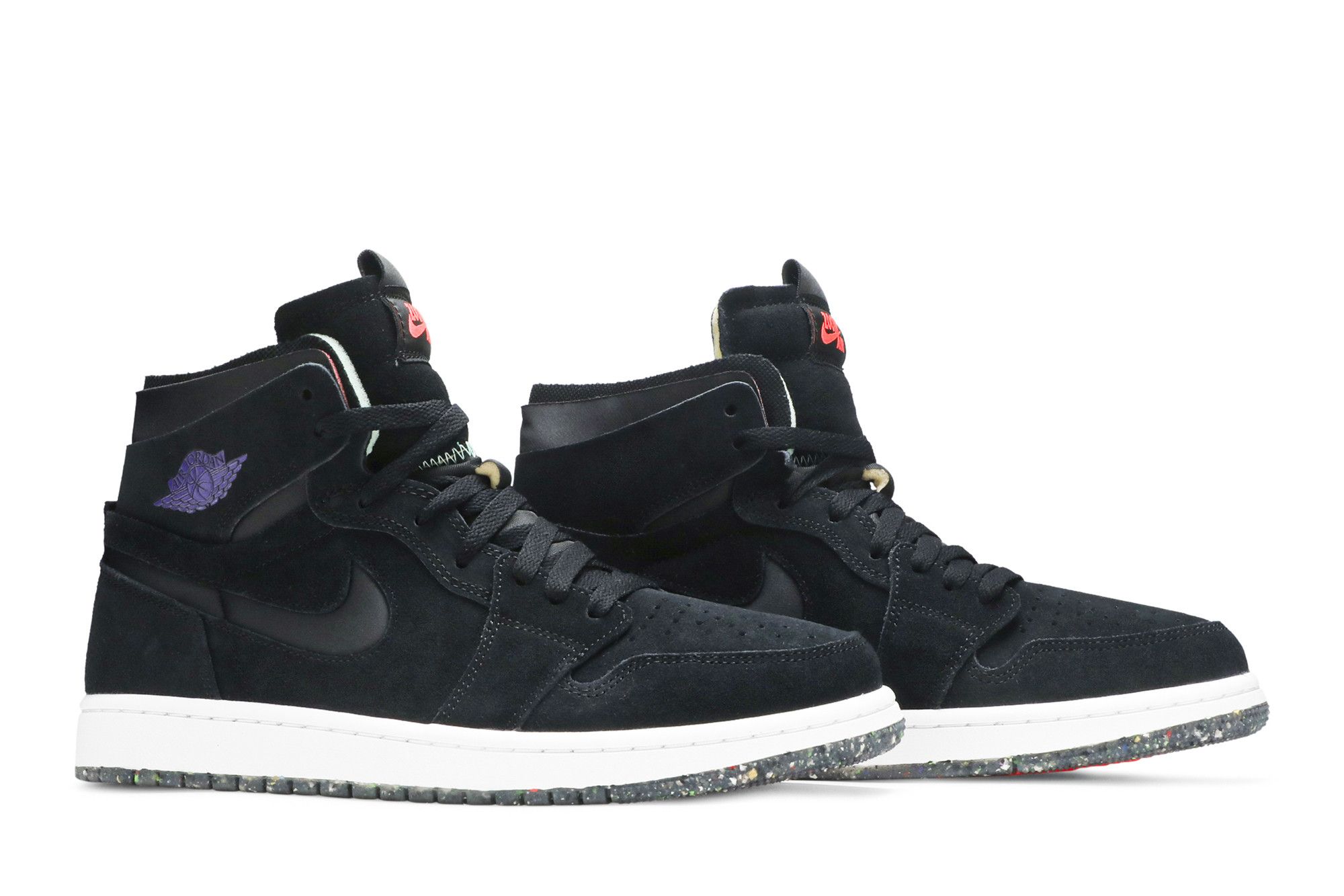 air jordan 1 zoom black court purple