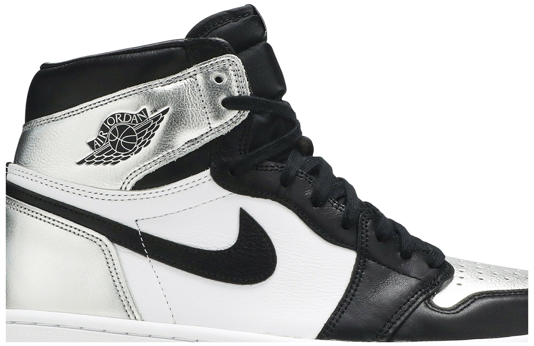 wmns air jordan 1 silver toe