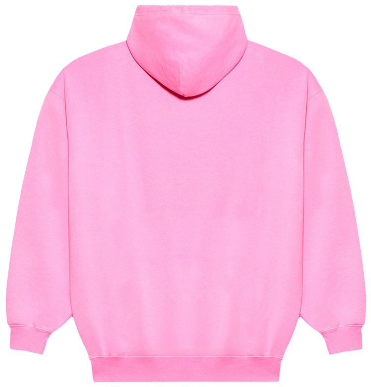 Balenciaga Oversized Sponsor Hoodie Bubble Gum PinkBlack