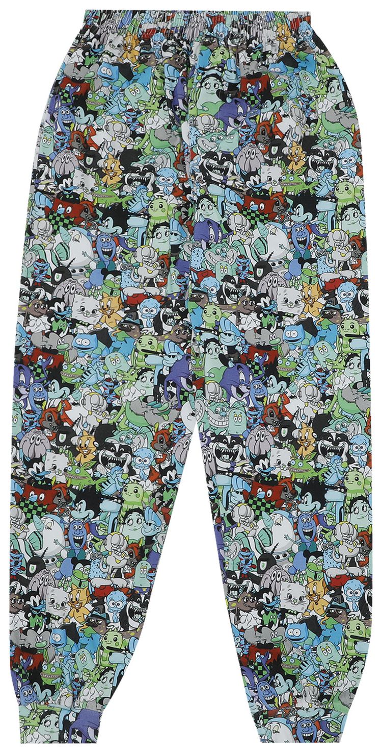 Vetements Cartoon Mania Sweatpants Multicolor Gold