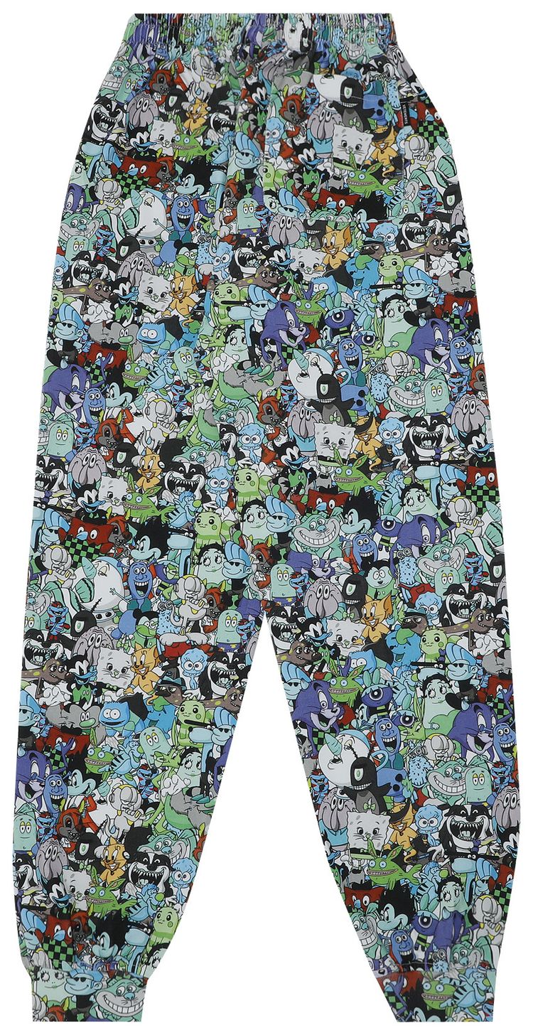 Vetements Cartoon Mania Sweatpants Multicolor Gold