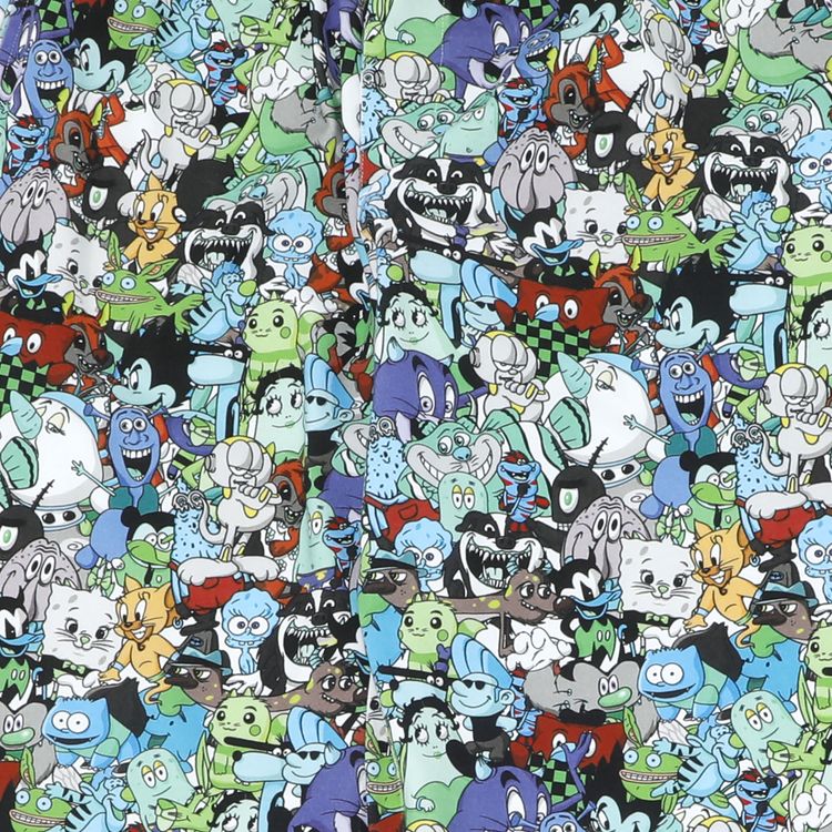 Vetements Cartoon Mania Sweatpants Multicolor Gold