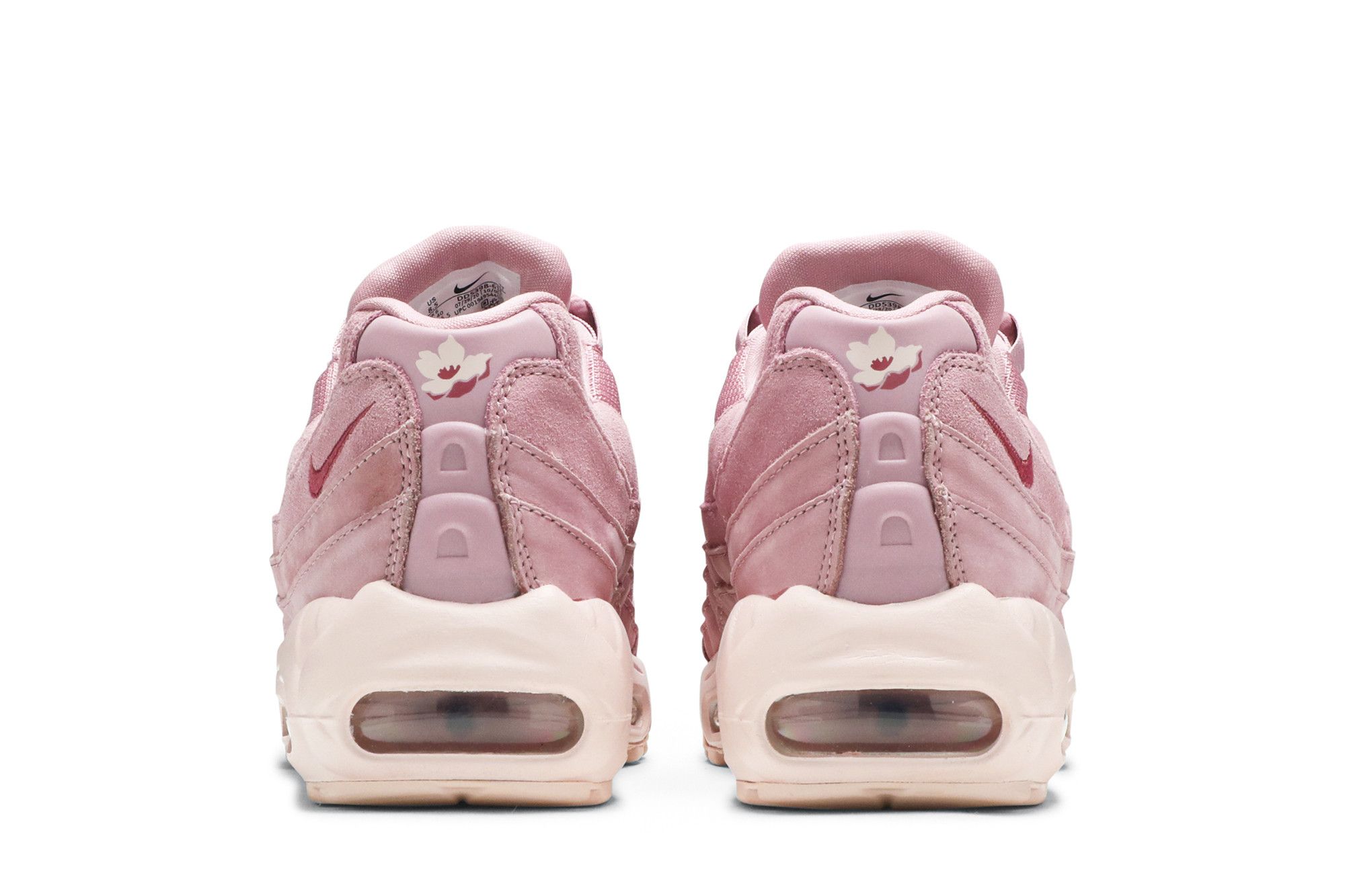 Pink nike air 95 hot sale