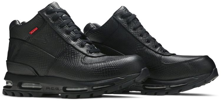 Supreme x Air Max Goadome Black Snakeskin
