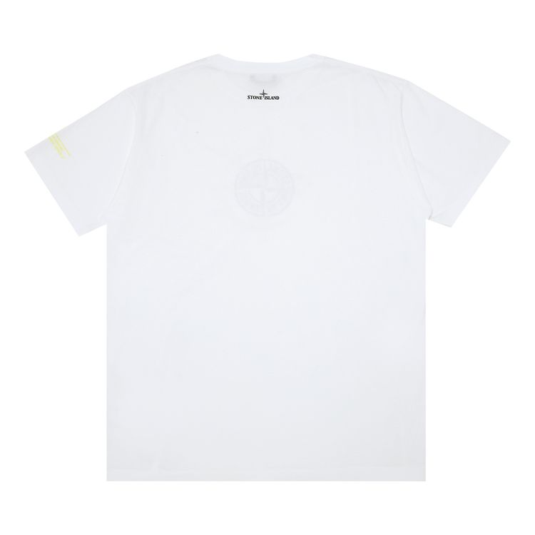 Stone Island Short Sleeve Marble Logo T Shirt White