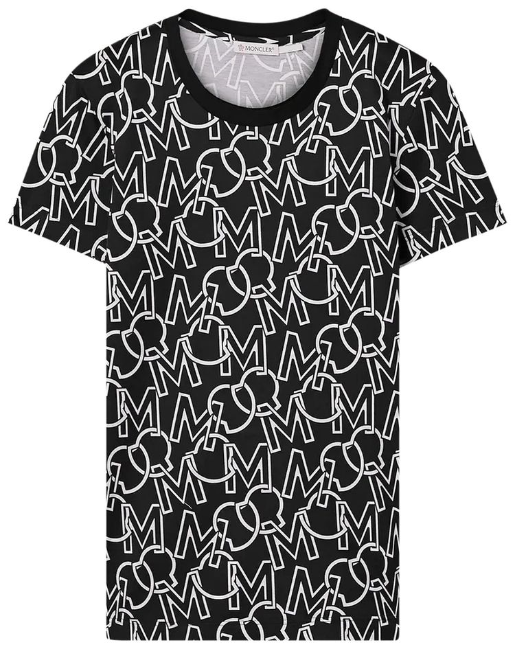 Moncler Girocollo T Shirt Black