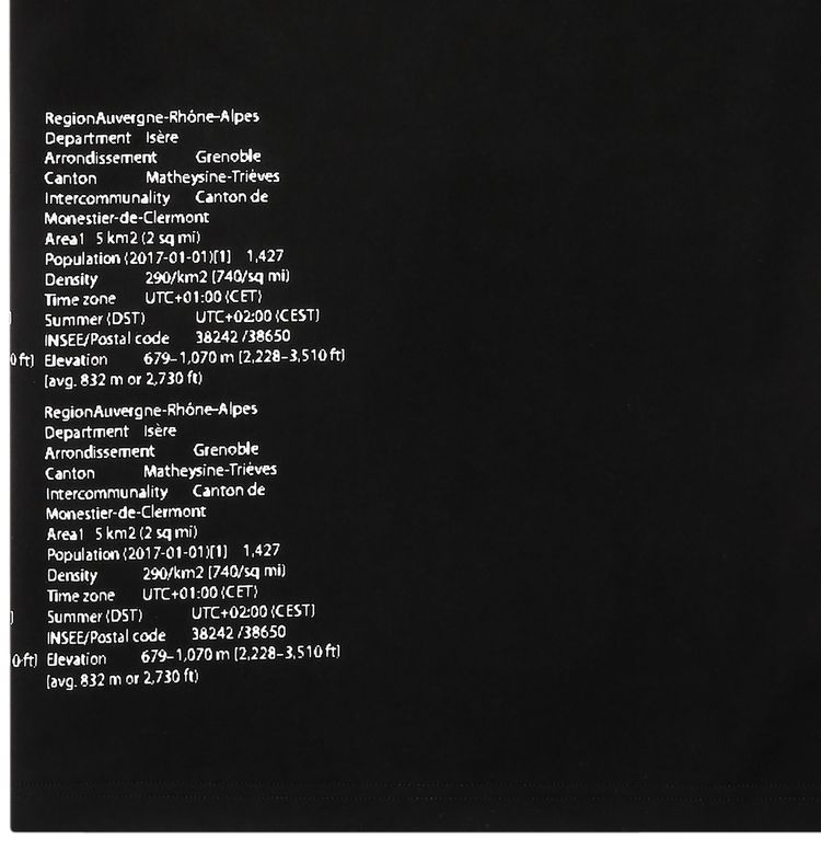 Moncler Genius Big Logo T Shirt Black