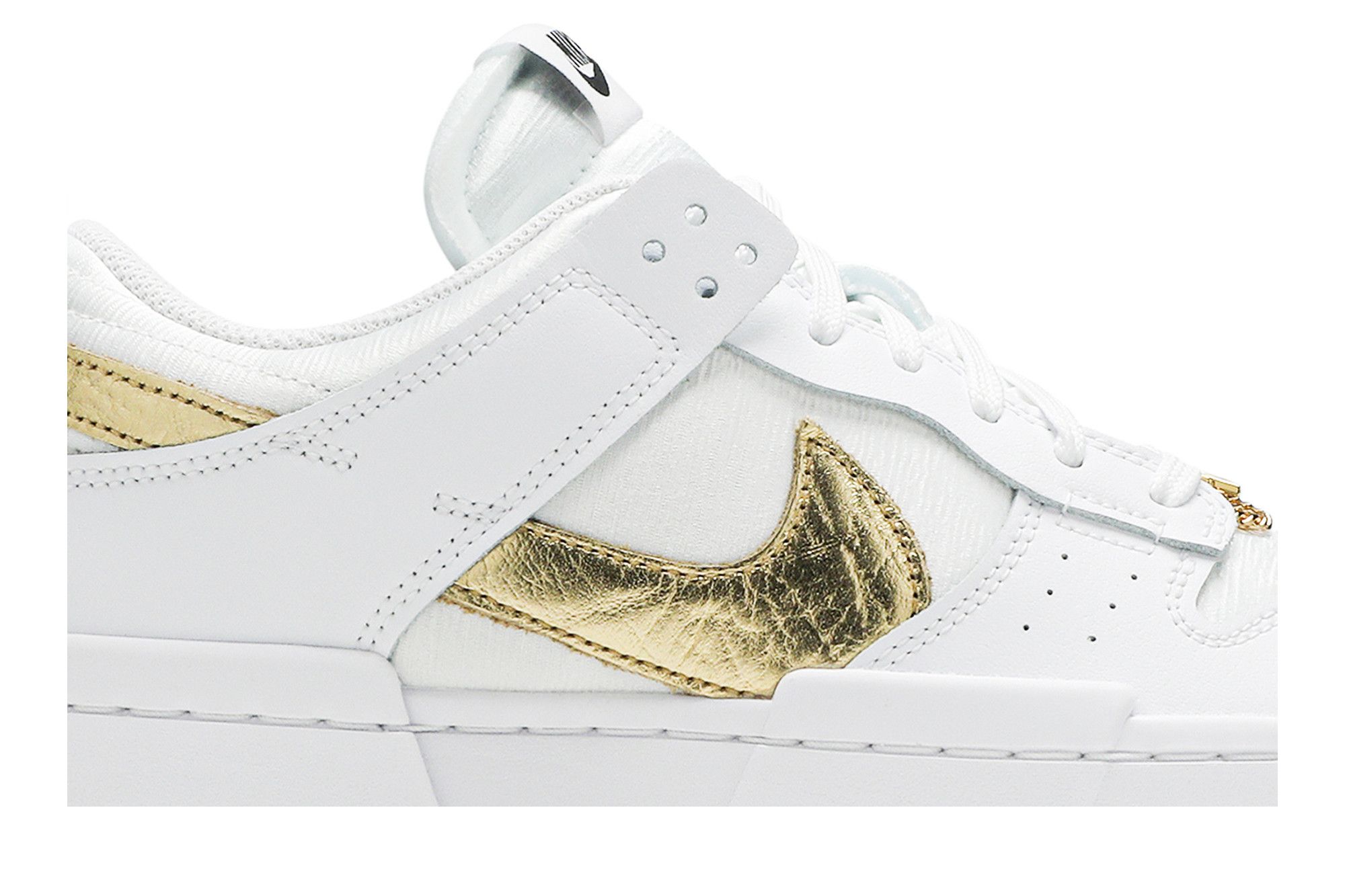 dunk low disrupt white gold