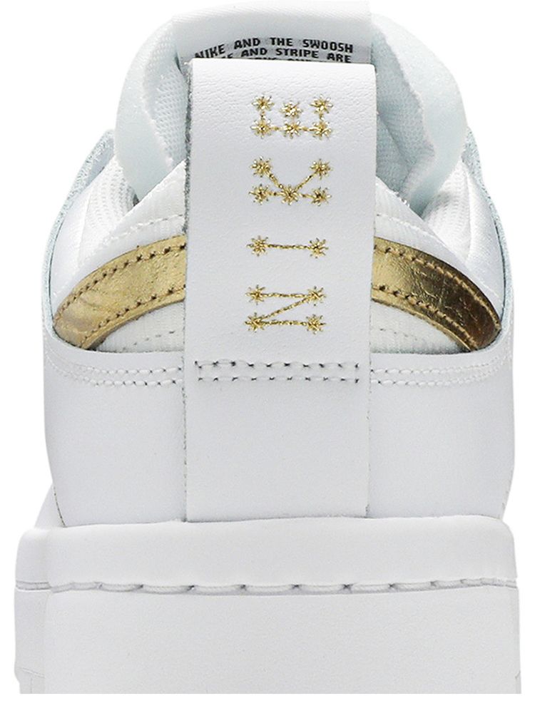 Nike Wmns Dunk Low Disrupt White Metallic Gold