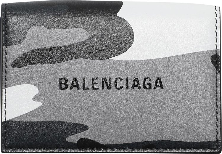 Balenciaga Logo Wallet 'Grey'
