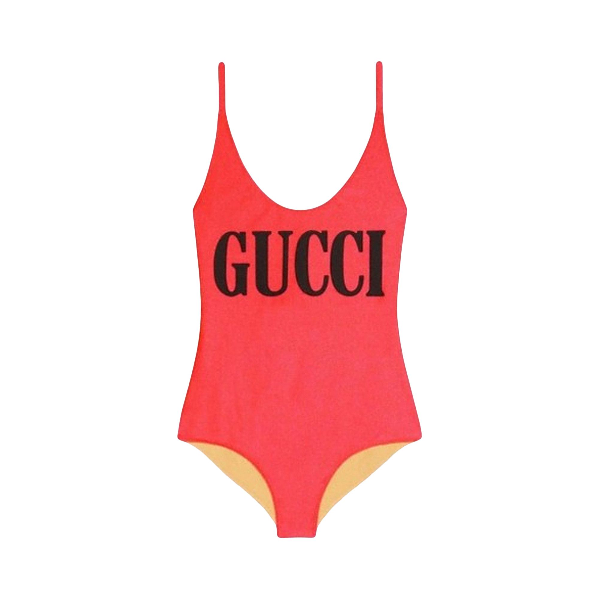 Gucci red swimsuit cheap