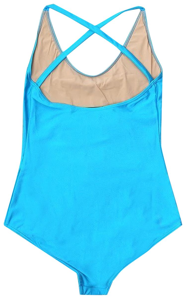 Gucci Logo Swimsuit Vivid Blue