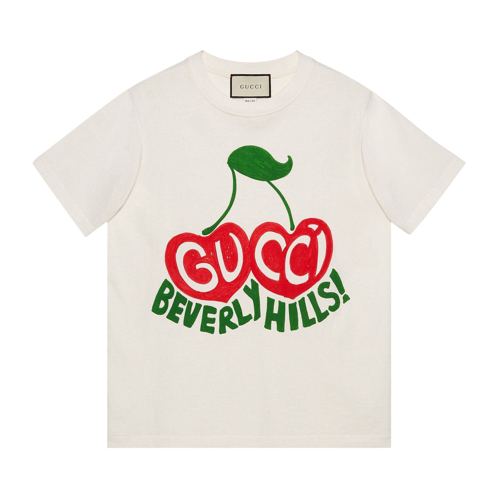 Buy Gucci Beverly Hills Cherry T-Shirt 'Off White' - 580762