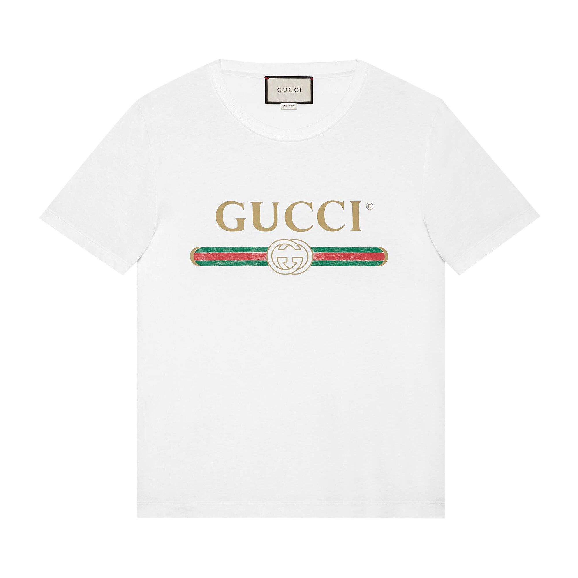Buy Gucci Washed Jersey Oversize T-Shirt 'White' - 440103 X3F05