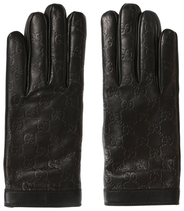 Gucci Signature Gloves Black
