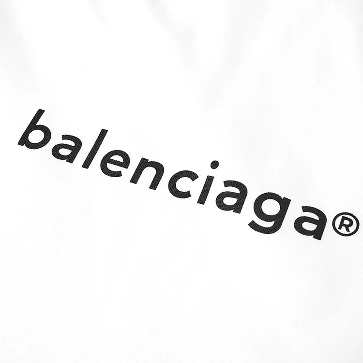 Balenciaga New Copyright Logo T Shirt White