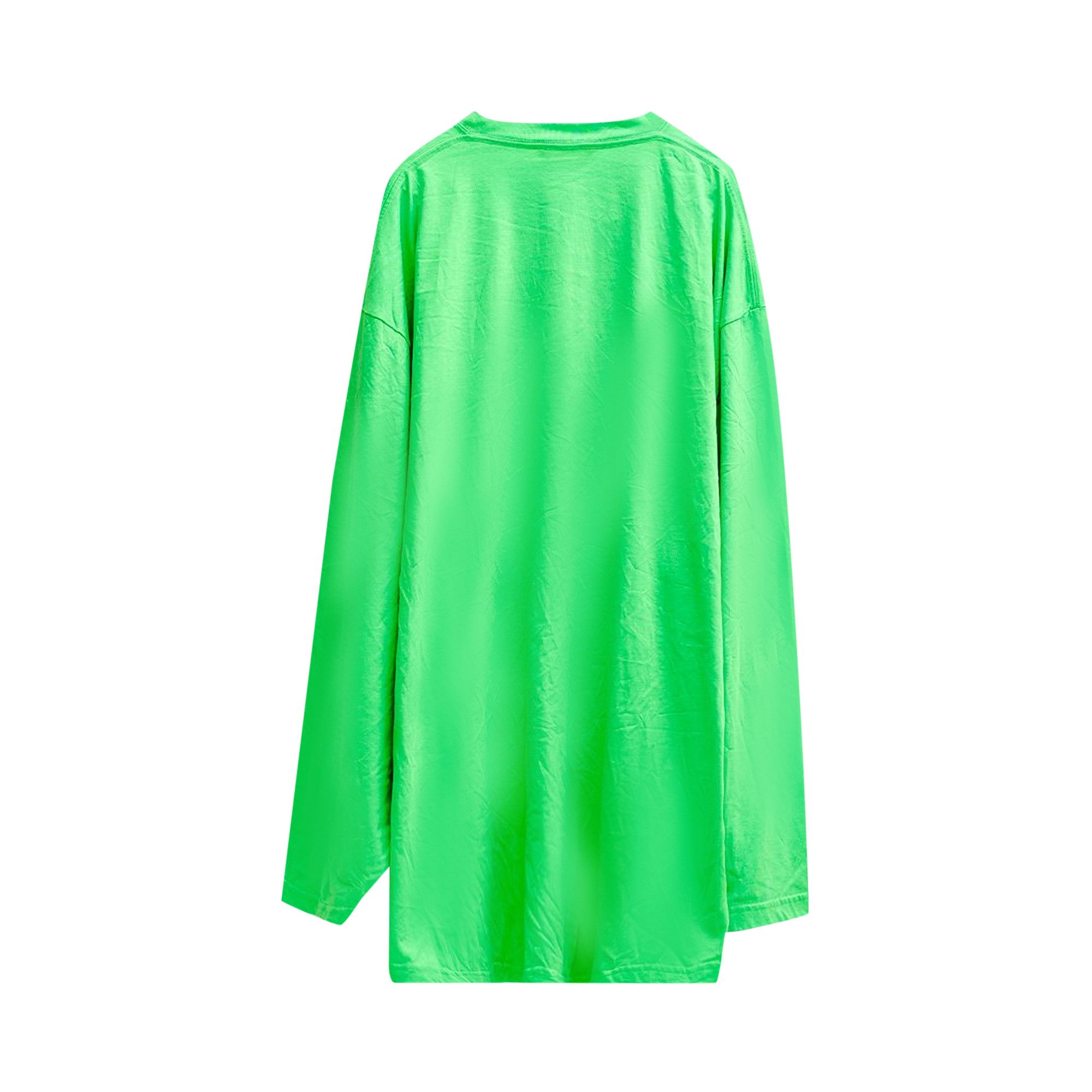 Balenciaga neon green t shirt sale