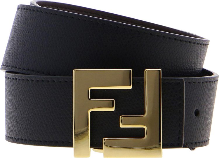 Fendi FF Buckle Reversible Belt 'Black'