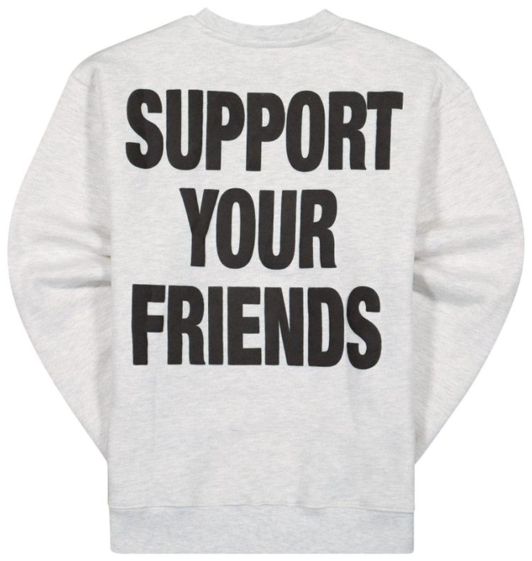 Chinatown Market Smiley Friends Crewneck Grey