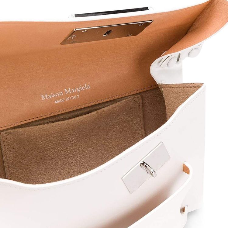 Maison Margiela Small Snatched Bag White