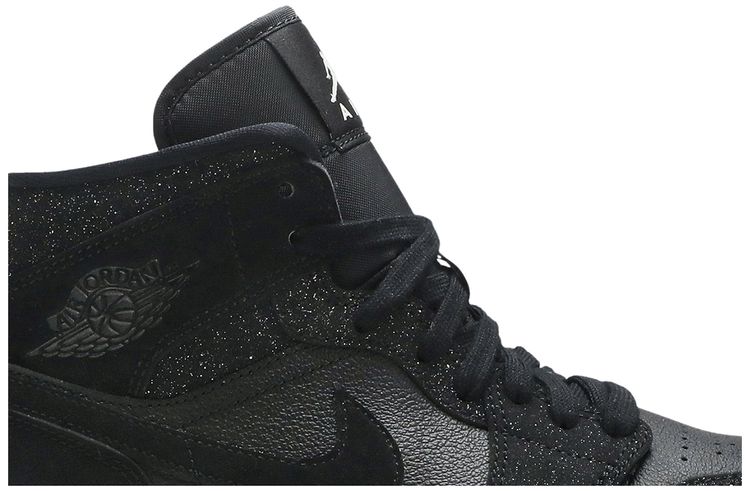Buy Wmns Air Jordan Mid 'Black Glitter' BQ6472 001 GOAT
